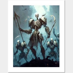 Skeleton Posters and Art